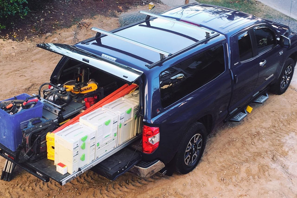 Bedslide 105841CLB BEDSLIDE Classic (58" X 41") – 10-5841-CLB – Durable Sliding Truck Bed Cargo Organizer – Made in The USA, 1,000 lb Capacity (Black)