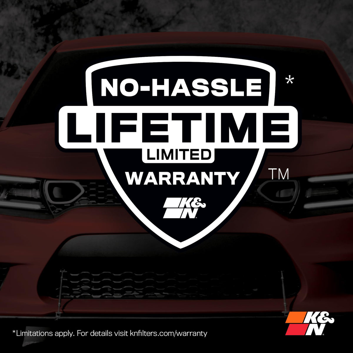 K&N FILTER 33-2295 K&N High-Flow Original Lifetime Engine Air Filter: Washable, 33-2295