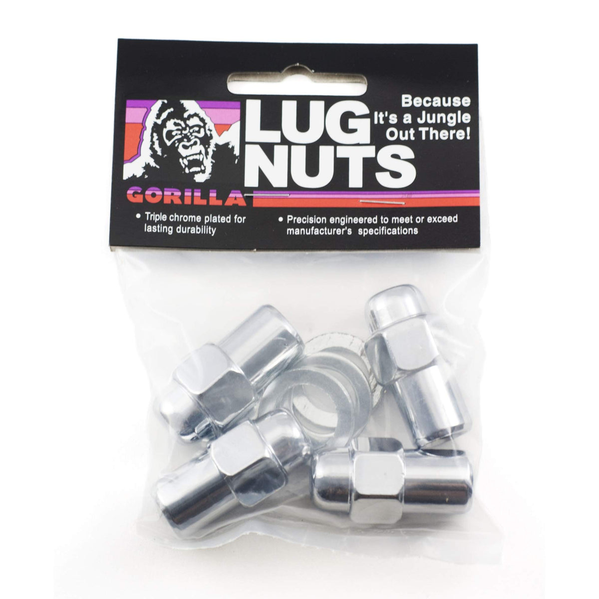 GORILLA 73137B Gorilla Automotive 73137B Standard Mag Lug Nuts (12mm x 1.50 Thread Size)