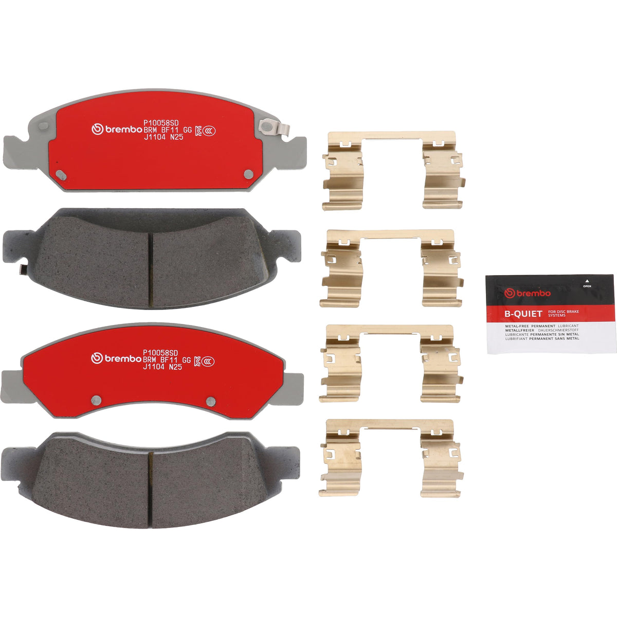 BREMBO P10058SD Brembo Disc Brake Pad Set Severe Duty P10058SD