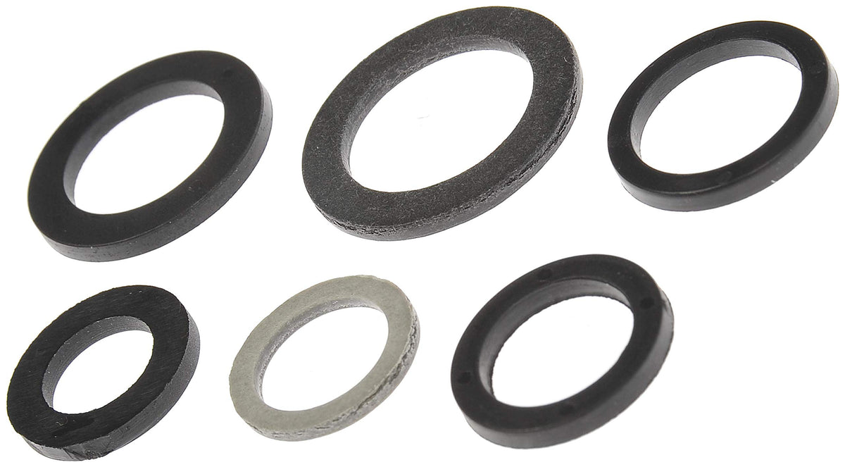 Dorman 097-833CD Fiber Oil Drain Plug Gasket Assortment, 6 Pack
