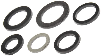 Dorman 097-833CD Fiber Oil Drain Plug Gasket Assortment, 6 Pack