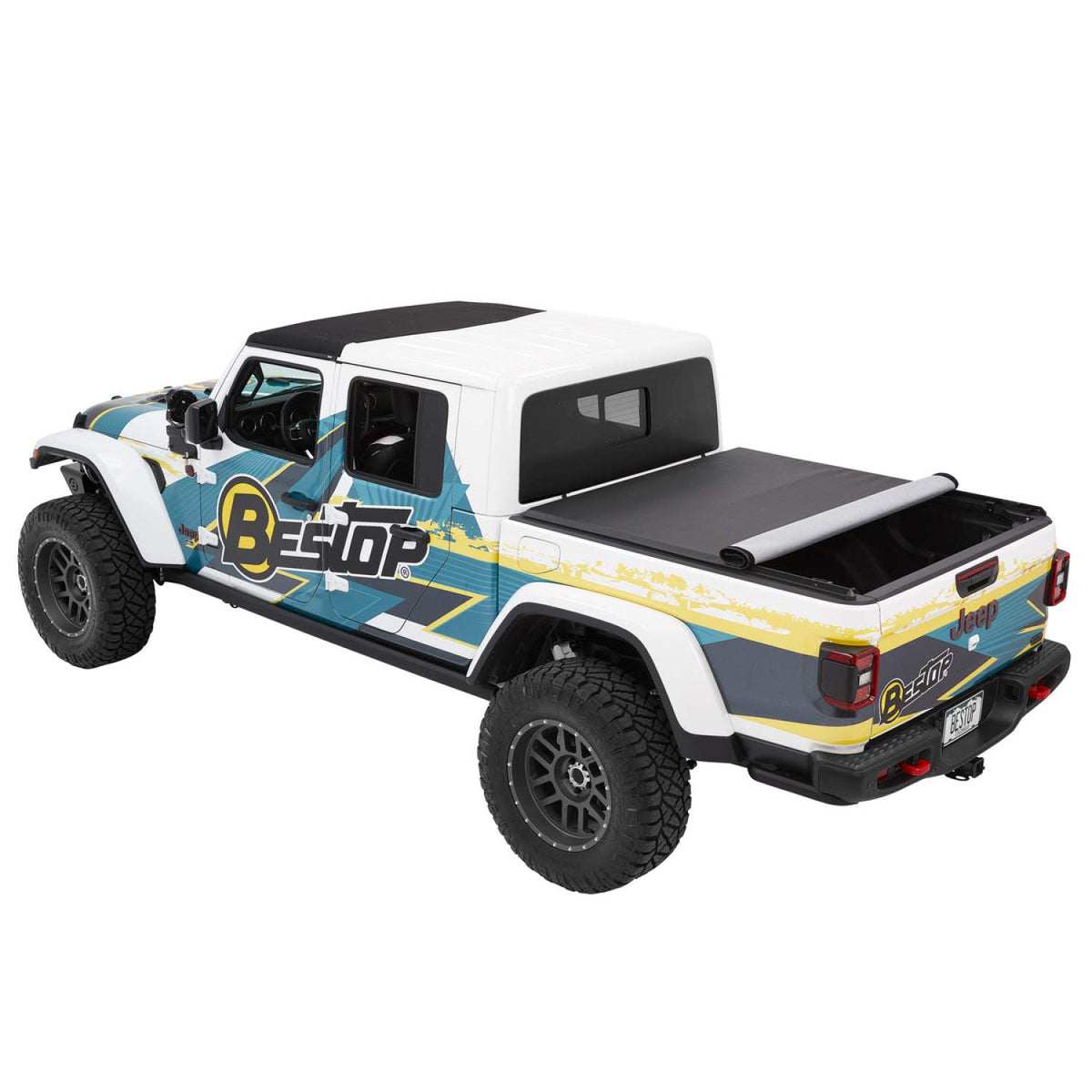 BESTOP 19280-17 Bestop EZ-Roll Soft Tonneau 1928017 for Jeep Gladiator JT 2020-2027