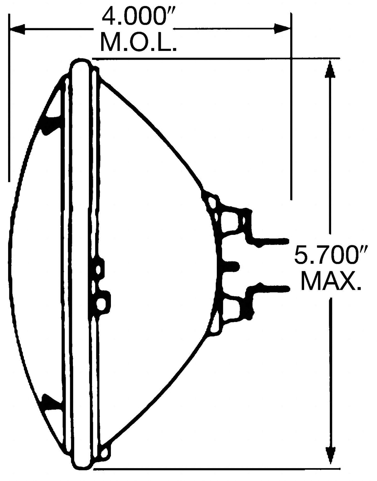 WAGNER H5001 Wagner Lighting H5001 Standard Multi-Purpose Light Bulb Box of 1