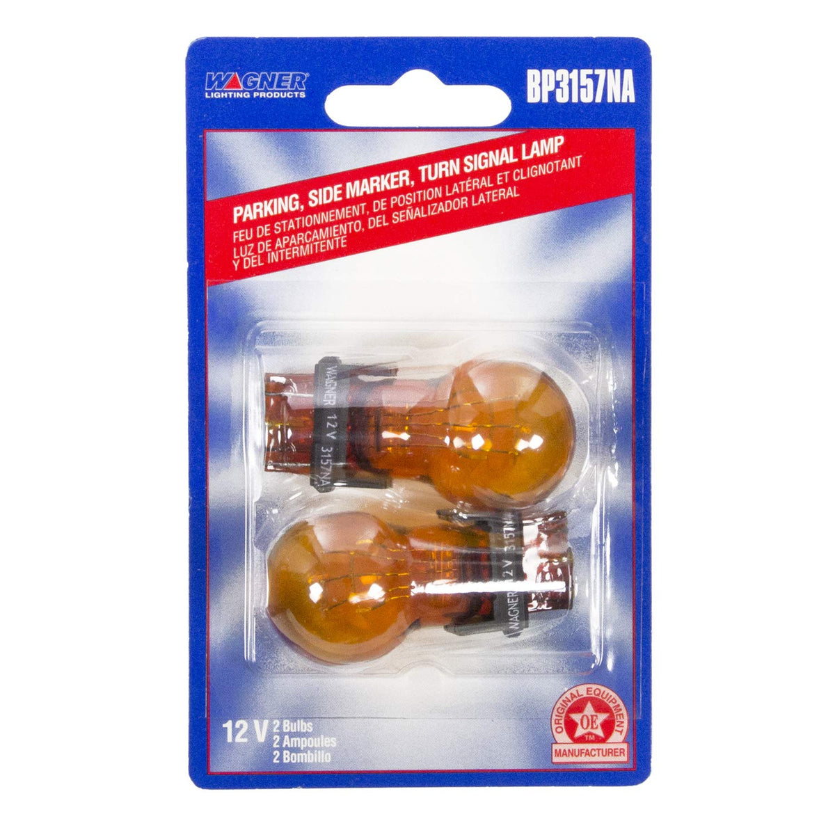 WAGNER BP3157NA Wagner Lighting BP3157NA Standard Multi-Purpose Light Bulb Card of 2