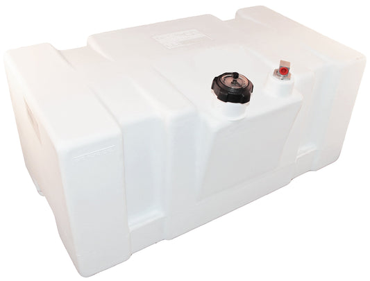 MOELLER 031626 Moeller Marine 031626, Topside Fuel Tank, 22 Gallon, 83 Liter, White