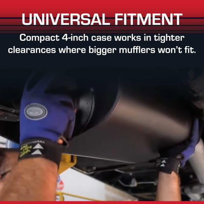 FLOWMASTER 942448 Flowmaster Super 44 Series Chambered Muffler – 2.25" Offset In/Offset Out