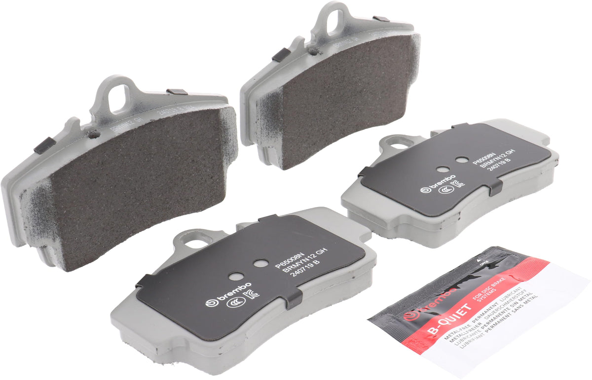 BREMBO P65008N Brembo P65008N Premium Ceramic Rear Disc Brake Pad Set PORSCHE OE# 98635293910