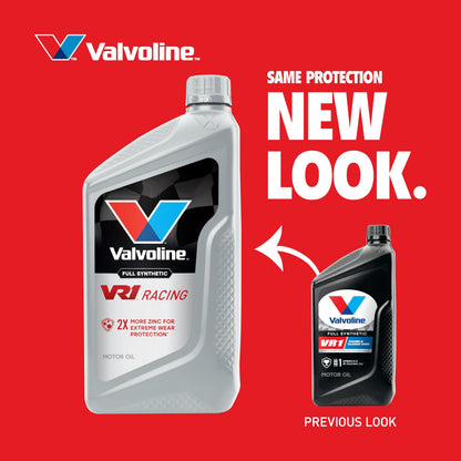 VALVOLINE 679082 Valvoline VR1 Racing Synthetic SAE 20W-50 Motor Oil 1 QT, Case of 6