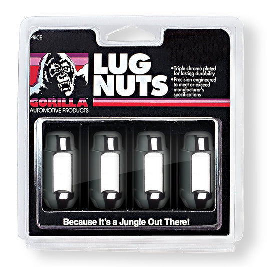 GORILLA 91107XL Gorilla Automotive 91107XL Extra Long Acorn Bulge Lug Nuts (14mm x 2.00 Thread Size)