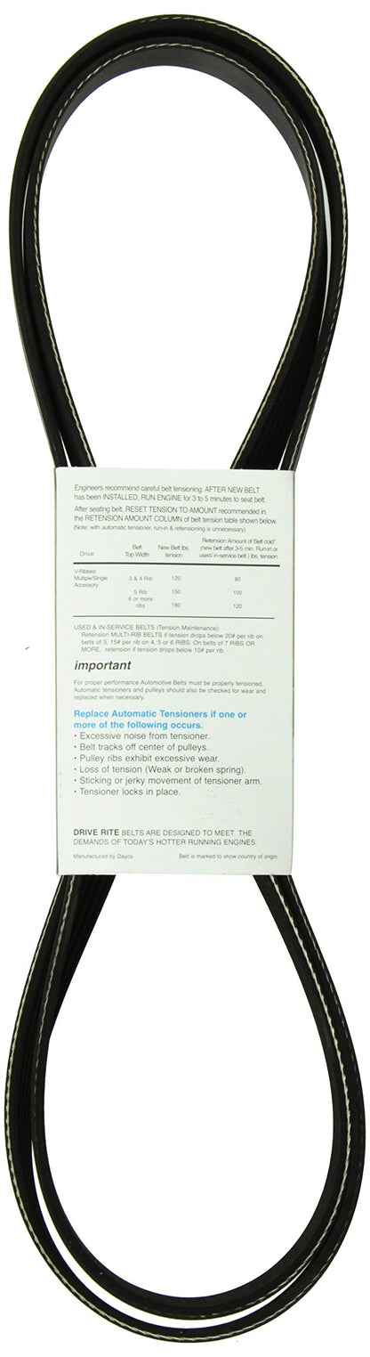Dayco 5060810DR Serpentine Belt