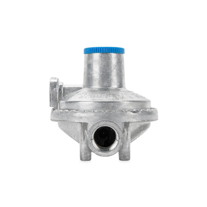 CAMCO 59323 Camco Horizontal Two Stage Propane Regulator - Compatible with 20 lb or 30 lb Propane Tanks with ACME Threads - 1/4-inch Female NPT inlet and 3/8-inch Female NPT outlet (59323)