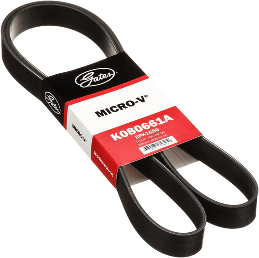 Gates K080661A Micro-V Aramid Cord Serpentine Drive Belt