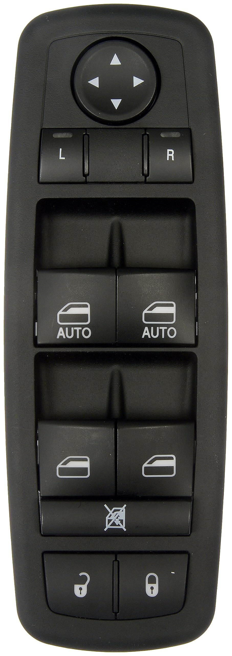 DORMAN 901-490 Dorman 901-490 Front Driver Side Master Window Switch Assembly - 10 Button Compatible with Select Chrysler/Dodge Models