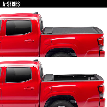 ROLL N LOCK BT224A RealTruck Roll-N-Lock A-Series Retractable Truck Bed Tonneau Cover | BT224A | Fits 2019 - 2025 Chevy/GMC Silverado/Sierra, works w/ MultiPro/Flex tailgate 6' 7" Bed (79.4")