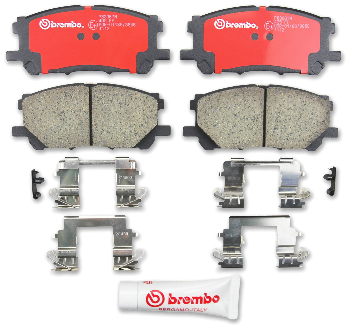 BREMBO P83067N Brembo P83067N Premium Ceramic Front Disc Brake Pad Set LEXUS/TOYOTA OE# 477460W07000