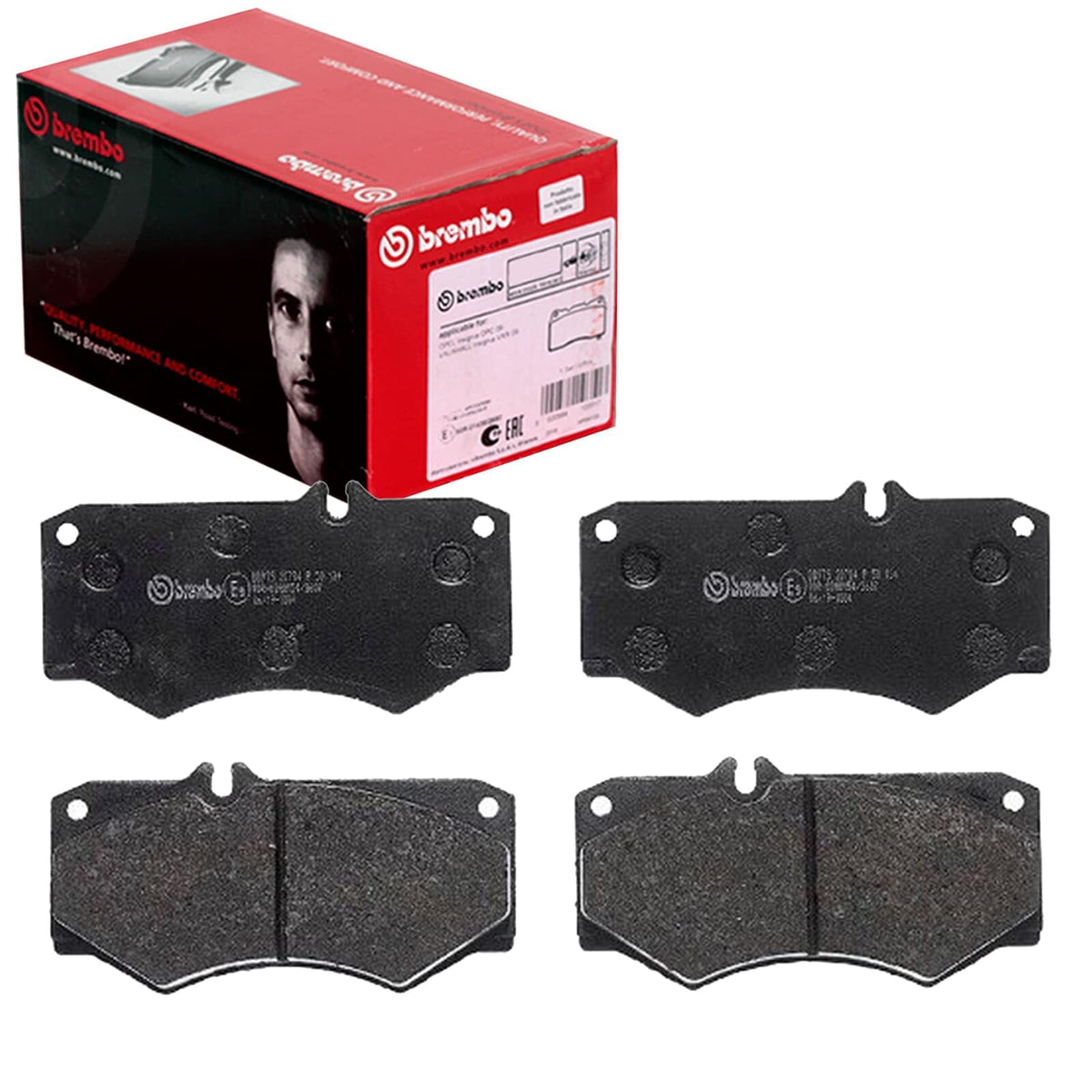 BREMBO P50134 Brembo P50134 Low-Met Front Disc Brake Pad Set MERCEDES-BENZ/PUCH OE# 0084206120