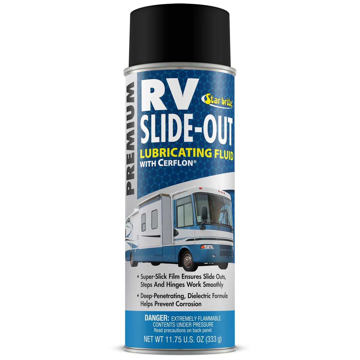 STAR BRITE 078212 STAR BRITE RV Slide-Out Lubricating Fluid with Cerflon - Ultra-Slick, Deep-Penetrating, Corrosion Preventive Spray for RV Slide Outs (078212)