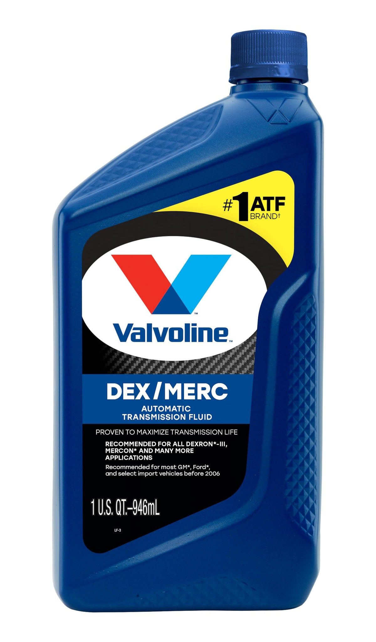 VALVOLINE 798153 Valvoline DEX/MERC (ATF) Automatic Transmission Fluid 1 QT, Case of 6