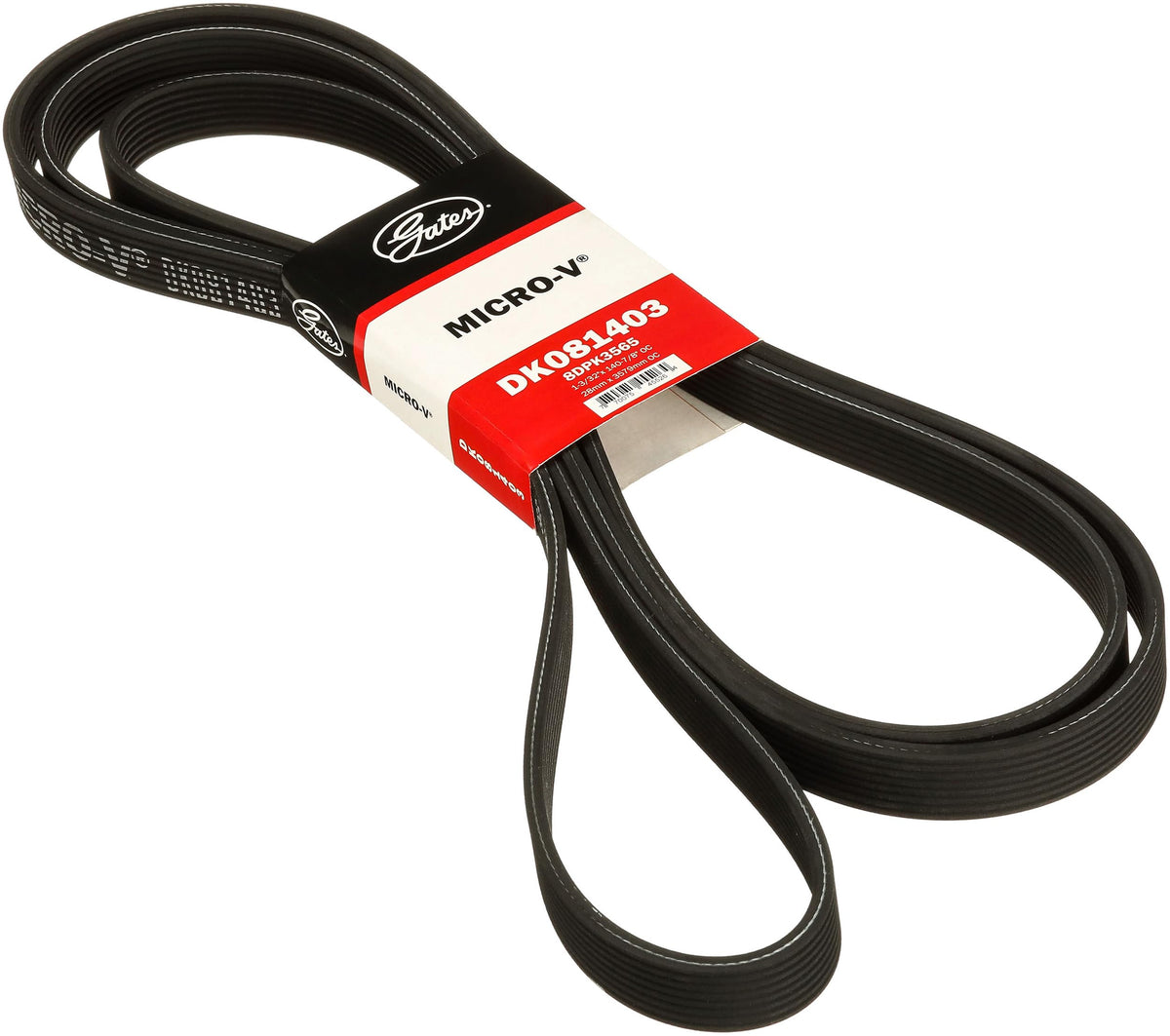 Gates DK081403 DUAL-SIDED V-RIBBED BELT
