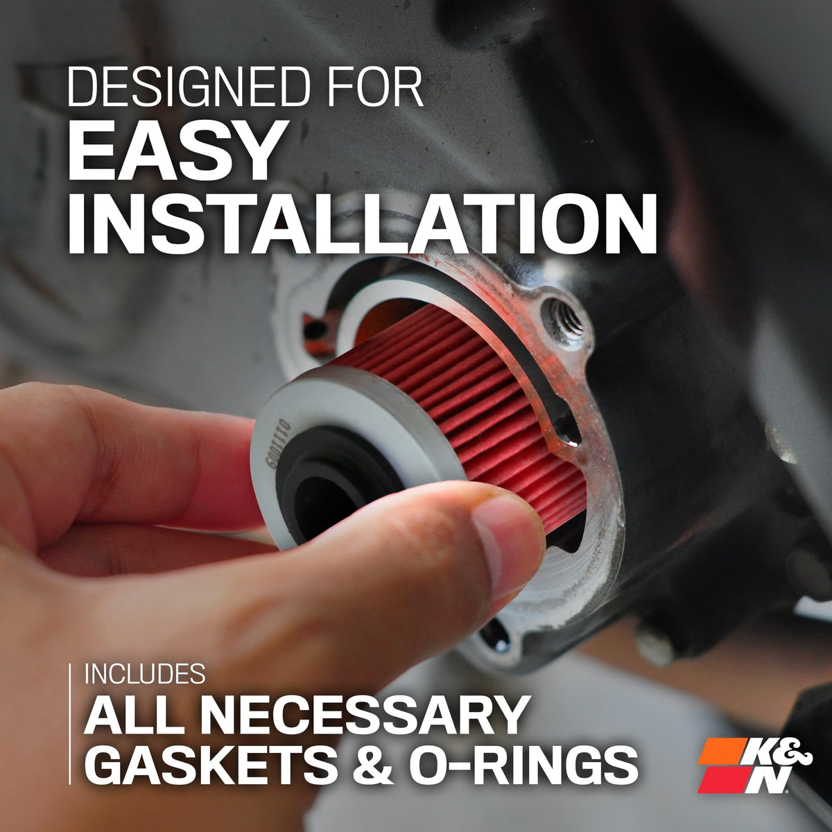 K&N FILTER KN-564 K&N Motorcycle Oil Filter: High Performance, Premium, KN-564