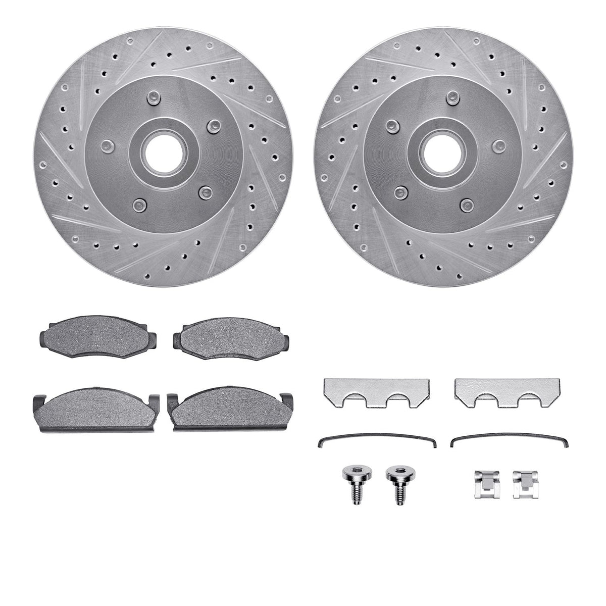 Dynamic Friction 7512-55052 Front Brake Kit