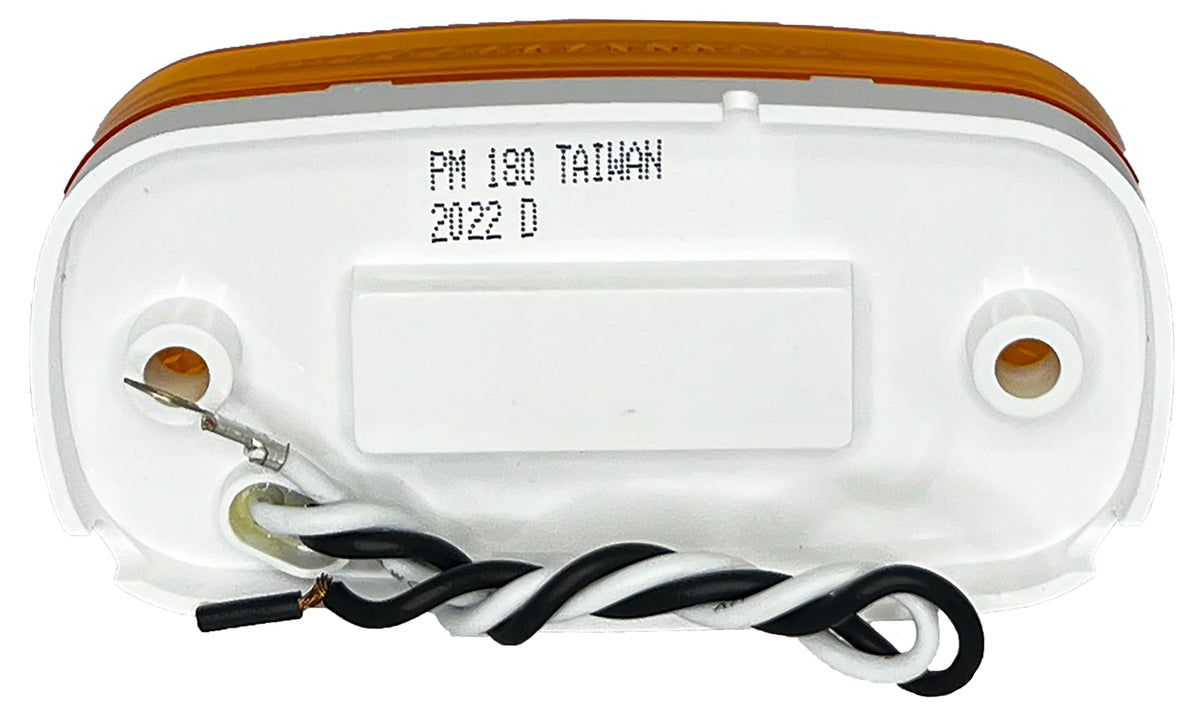 RV DESIGNER L901 RV Designer L901-4.13x 2 Amber Oblong Reflex LED Marker/Clearance Light