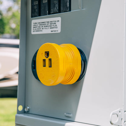 CAMCO 55233 Camco PowerGrip 30AM/15AF Camper & RV Electrical Adapter Features 30-amp male (NEMA TT-30P) & 15-amp female (NEMA 5-15R) Connections - Designed w/Non-Slip Grooves for Easy Removal - 125V/1875W (55233)