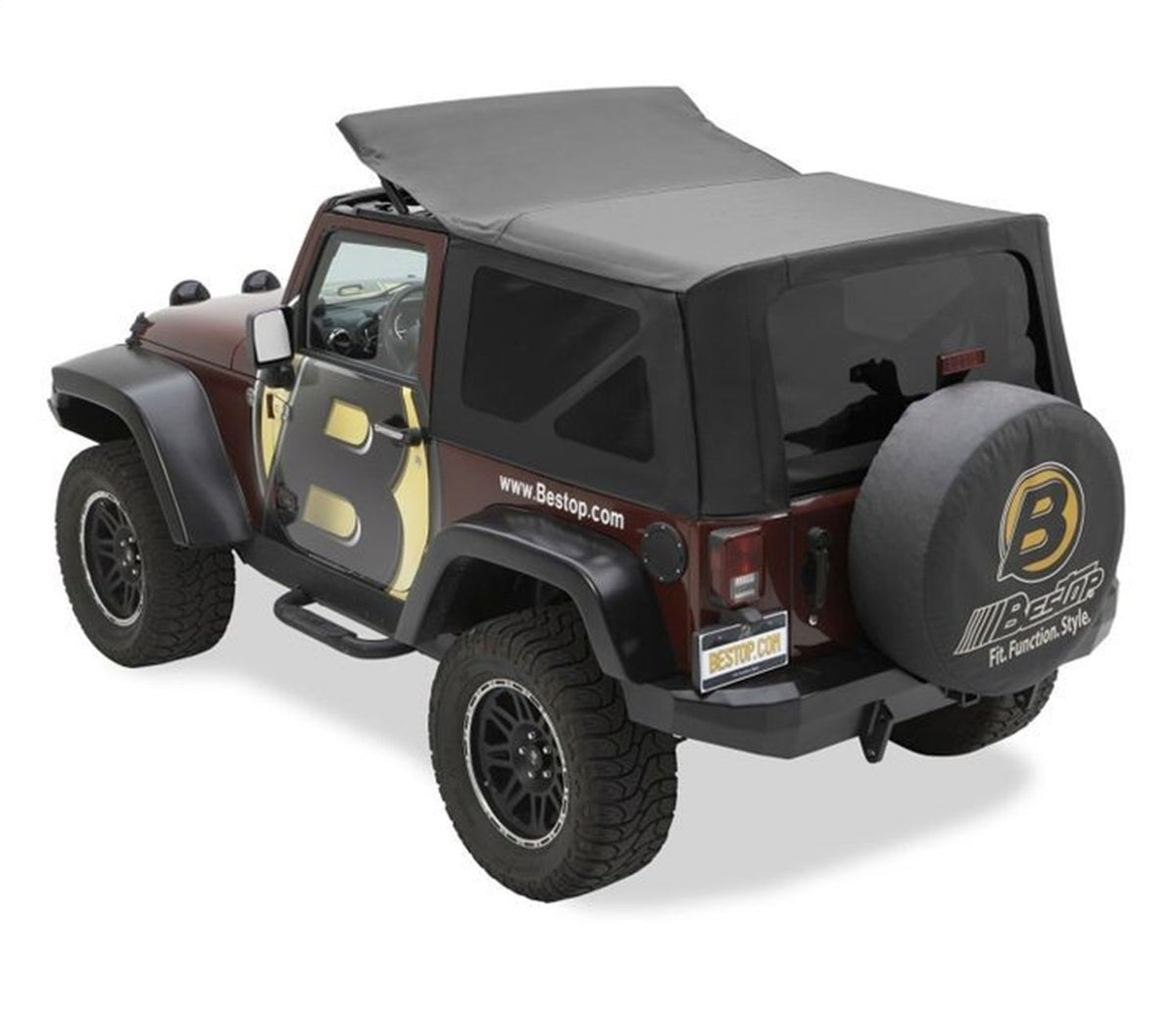 BESTOP 79136-35 Bestop Replace-A-Top 7913635 for Jeep Wrangler JK 2-Door 2007-2009