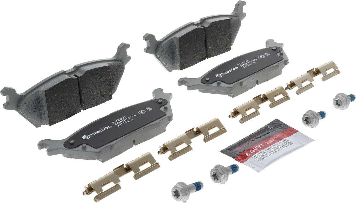 BREMBO P24200N Brembo P24200N Premium Ceramic Rear Disc Brake Pad Set FORD USA OE# FL3Z2200A
