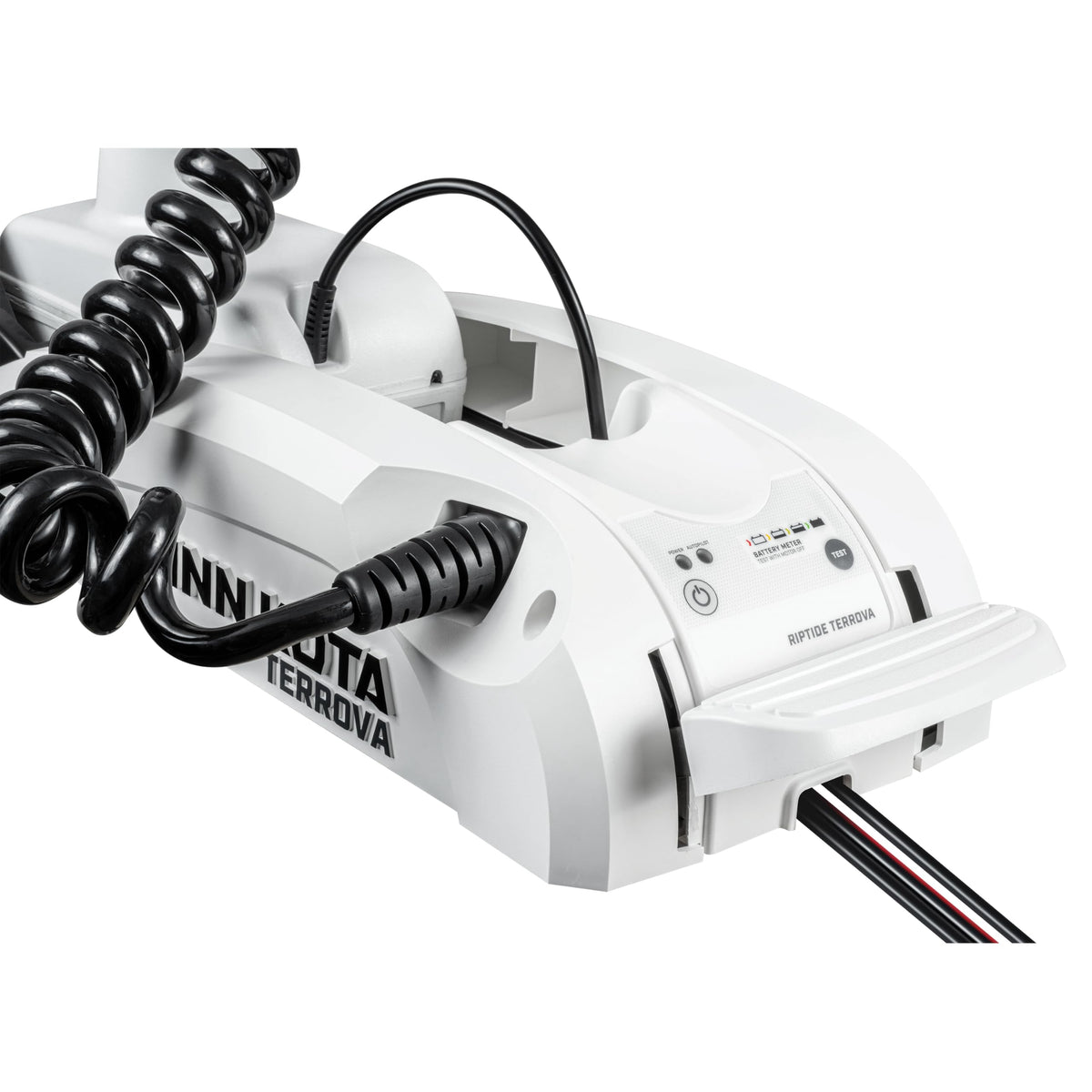 MINN KOTA 1363786 Minn Kota Riptide Terrova Bow-Mount Electric Trolling Motor with GPS, Spot-Lock – 80 Lb. Thrust, 60 In. Shaft, Saltwater