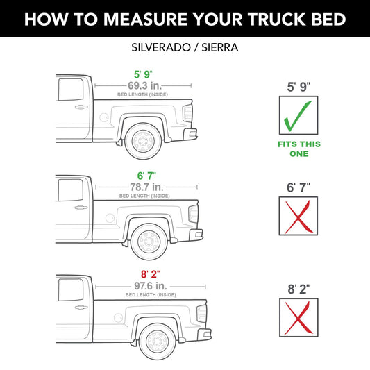 RETRAX 80421 RealTruck Retrax RetraxPRO MX Retractable Truck Bed Tonneau Cover | 80421 | Fits 2007 - 2013 Chevy/GMC Silverado/Sierra 5' 9" Bed (69.3")
