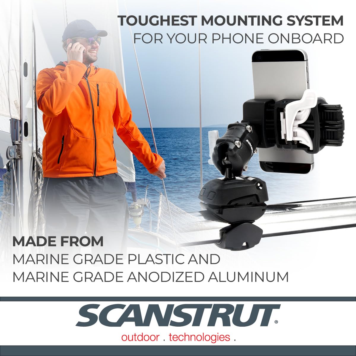 SCANSTRUT RLS-509-402 Scanstrut RLS-509-402 ROKK MINI PHONE MOUNT KIT WITH RAIL