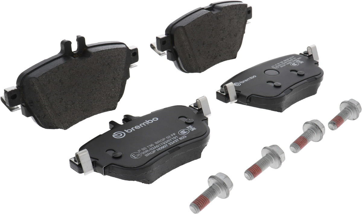 BREMBO P50136 Brembo P50136 Low-Met Rear Disc Brake Pad Set MERCEDES-BENZ OE# A0004206000