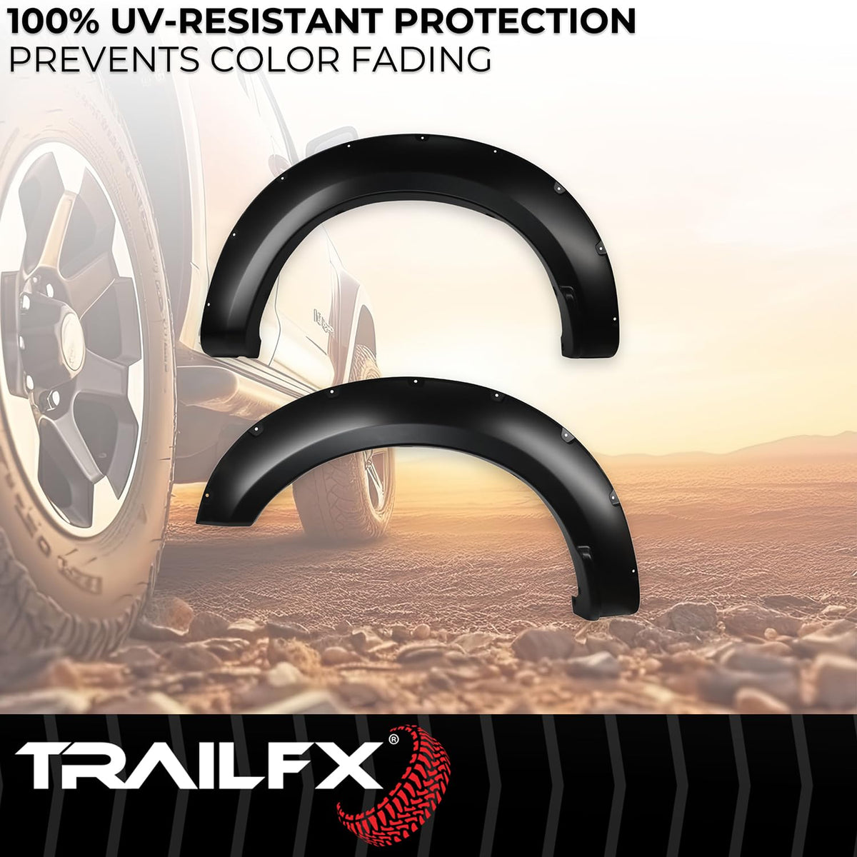 TRAILFX TFF3007S Trailfx TFF3007S POCKET STYLE FLARE SMOOTH SET OF 4
