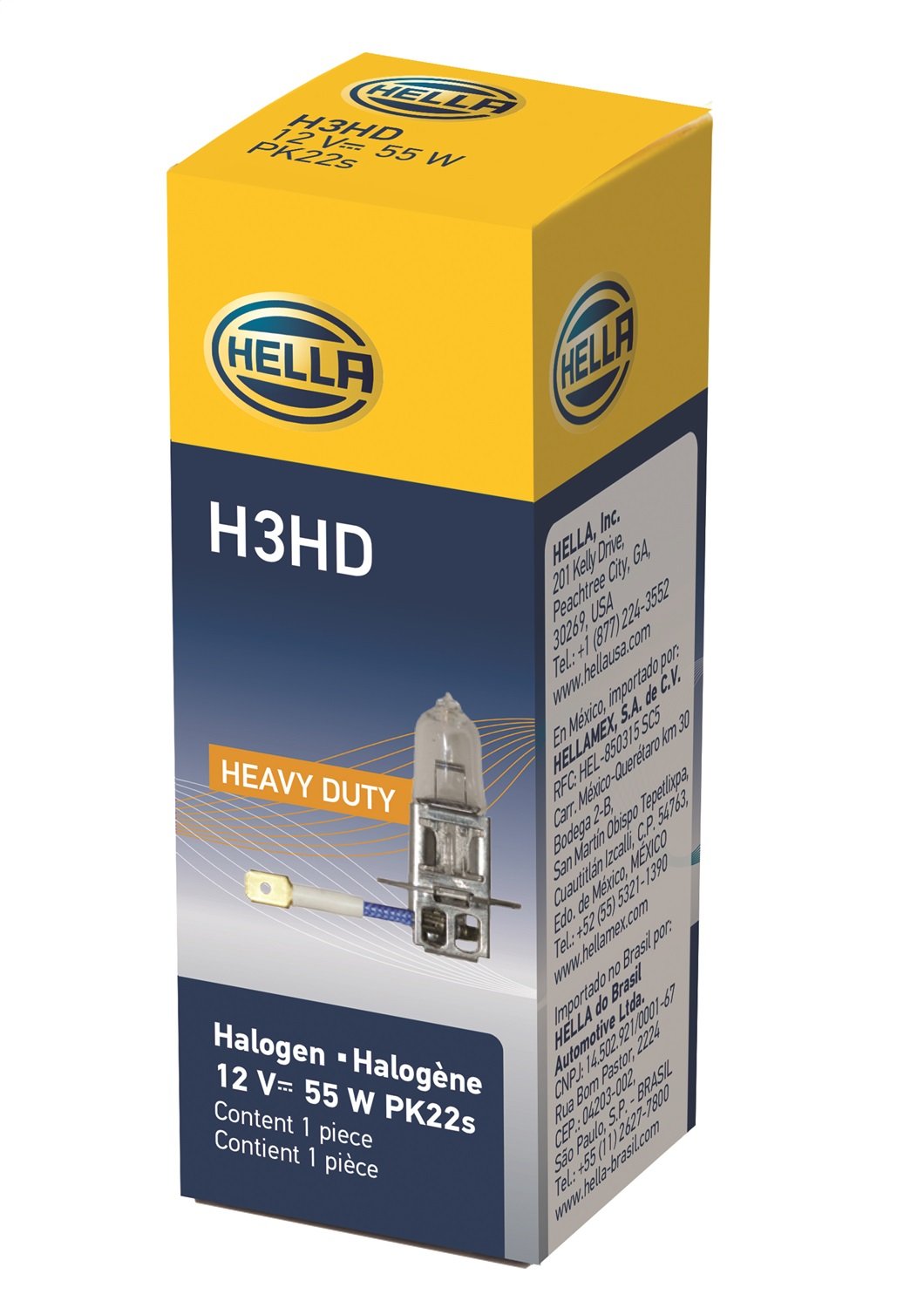 Hella H3HD Heavy Duty Bulb, 12V, 55W