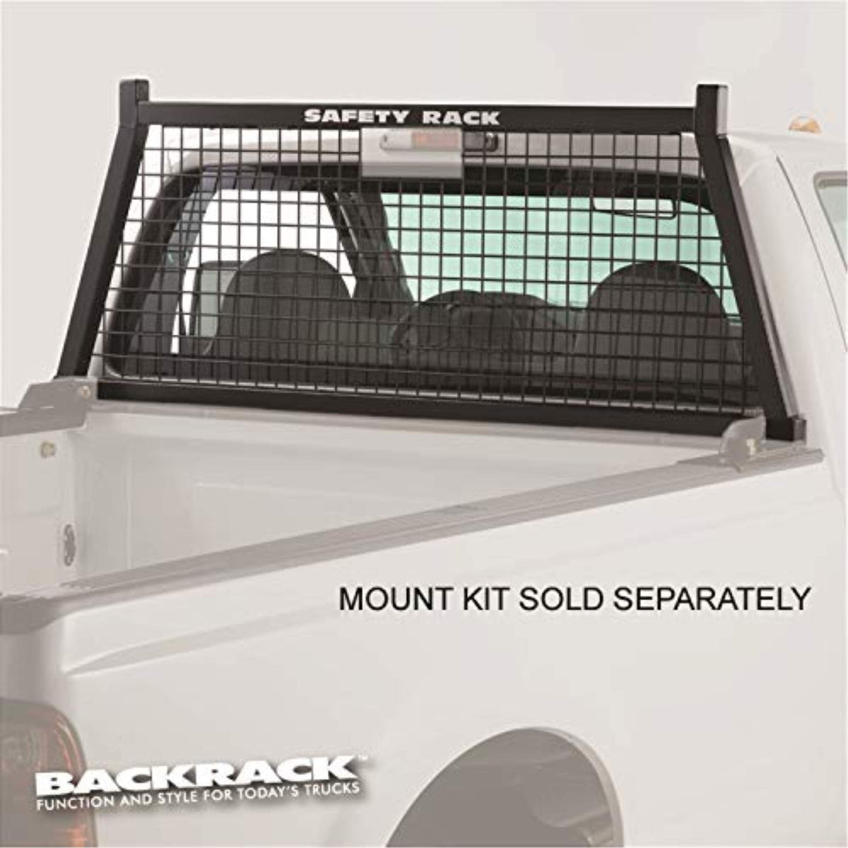 BACKRACK 148TL RealTruck BACKRACK Three Light Rack Frame Only | Black, No Drill | 148TL | 2001-2025 Chevrolet/GMC Silverado/Sierra 2500/3500HD; 2017-2025 Dodge RAM 1500/2500/3500; 2004-2025 Nissan Titan & Others