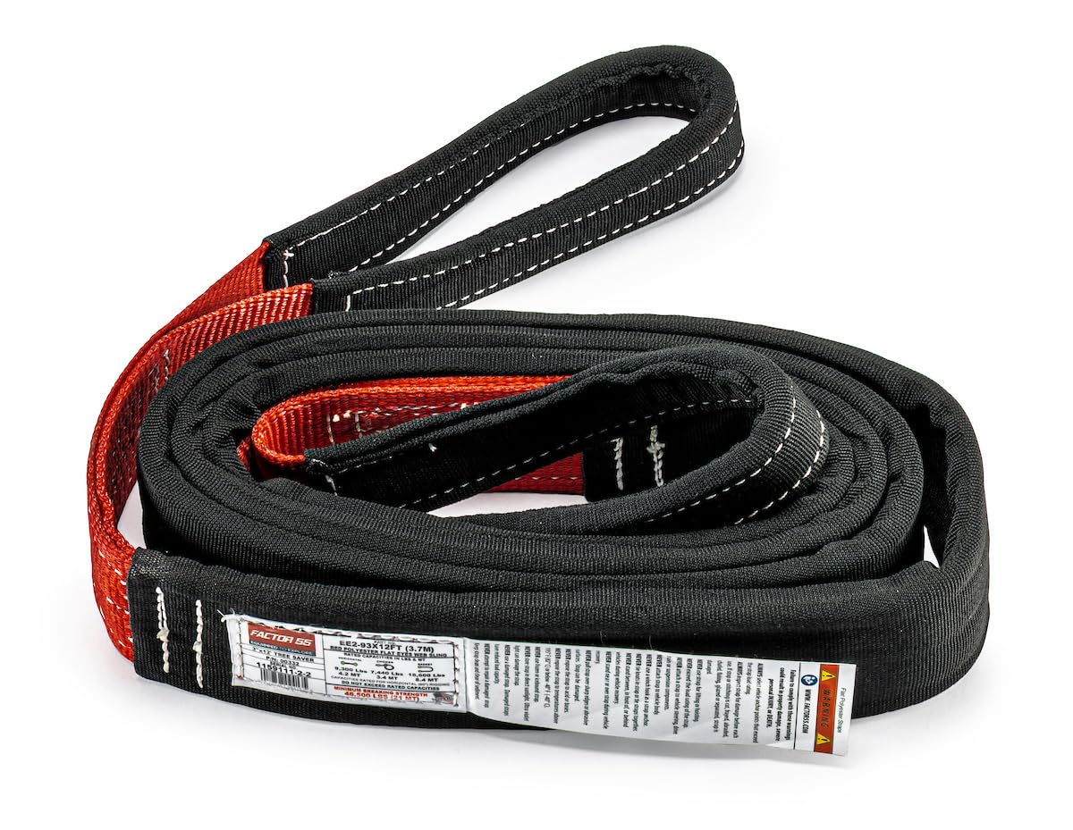 FACTOR 55 00332 Factor 55 00332 12' x 3" Tree Saver specifically as an Anchor Point for winching Ideal for that Extra Reach Need to wrap Around Bigger Trees and Rocks.