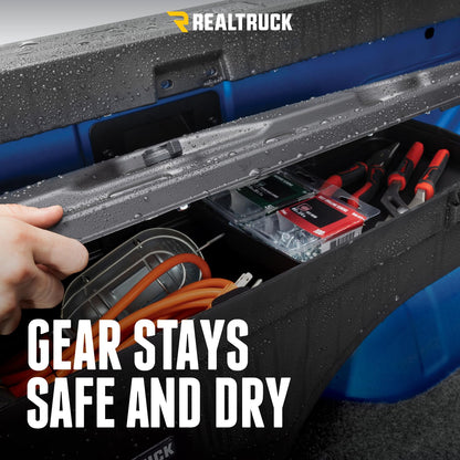 UNDERCOVER SC206D UnderCover SwingCase Truck Bed Storage Box | SC206D | Fits 2019 - 2020 Ford Ranger Drivers Side, Black