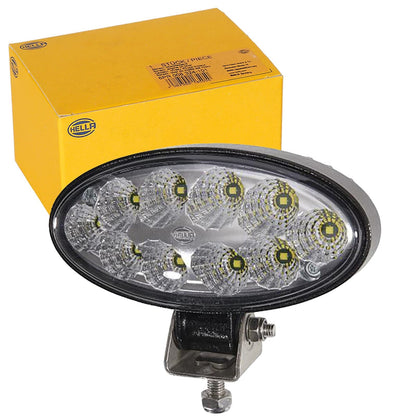 HELLA 996486011 Hella 1GB 996 486-011 LED-Worklight - Oval 90 Gen. II - 12/24V - 5000lm - Bolted/mounting - Swivelling Mounting Bracket - Long-range illumination - Plug: DEUTSCH plug