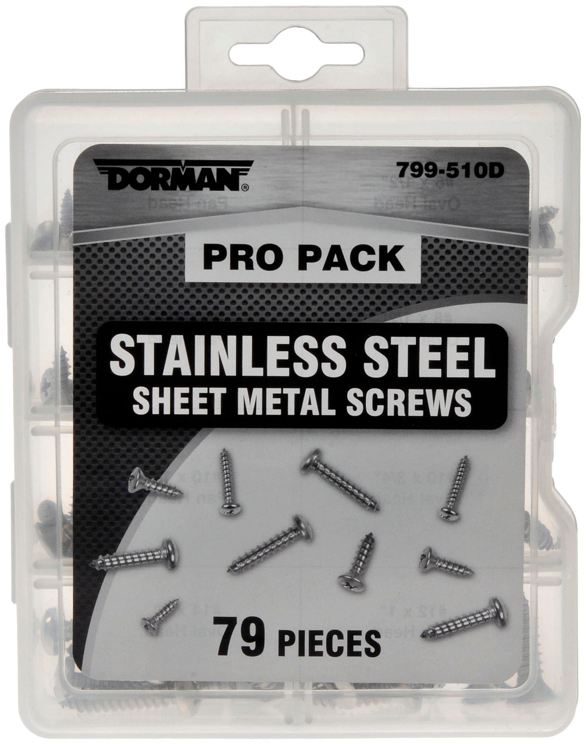 Dorman 799-510D Pro Pack Sheet Metal Screws Stainless Steel