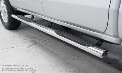 Big Country Truck Accessories 104205806 Big Country Truck Accessories 104205806 4 in. Fusion Side Bars Kit 80 in. Long Incl. Brackets Polished Stainless Steel