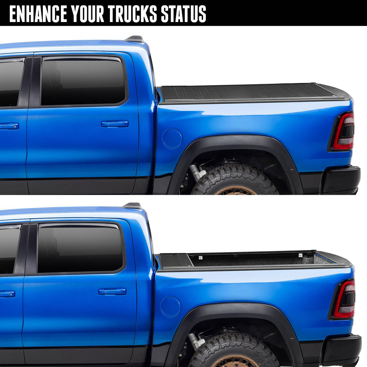Retrax 30482 RealTruck Retrax Retrax IX Retractable Truck Bed Tonneau Cover – 30482 – Fits 2019 - 2025 Chevy/GMC Silverado/Sierra 6' 7" Bed (79.4")
