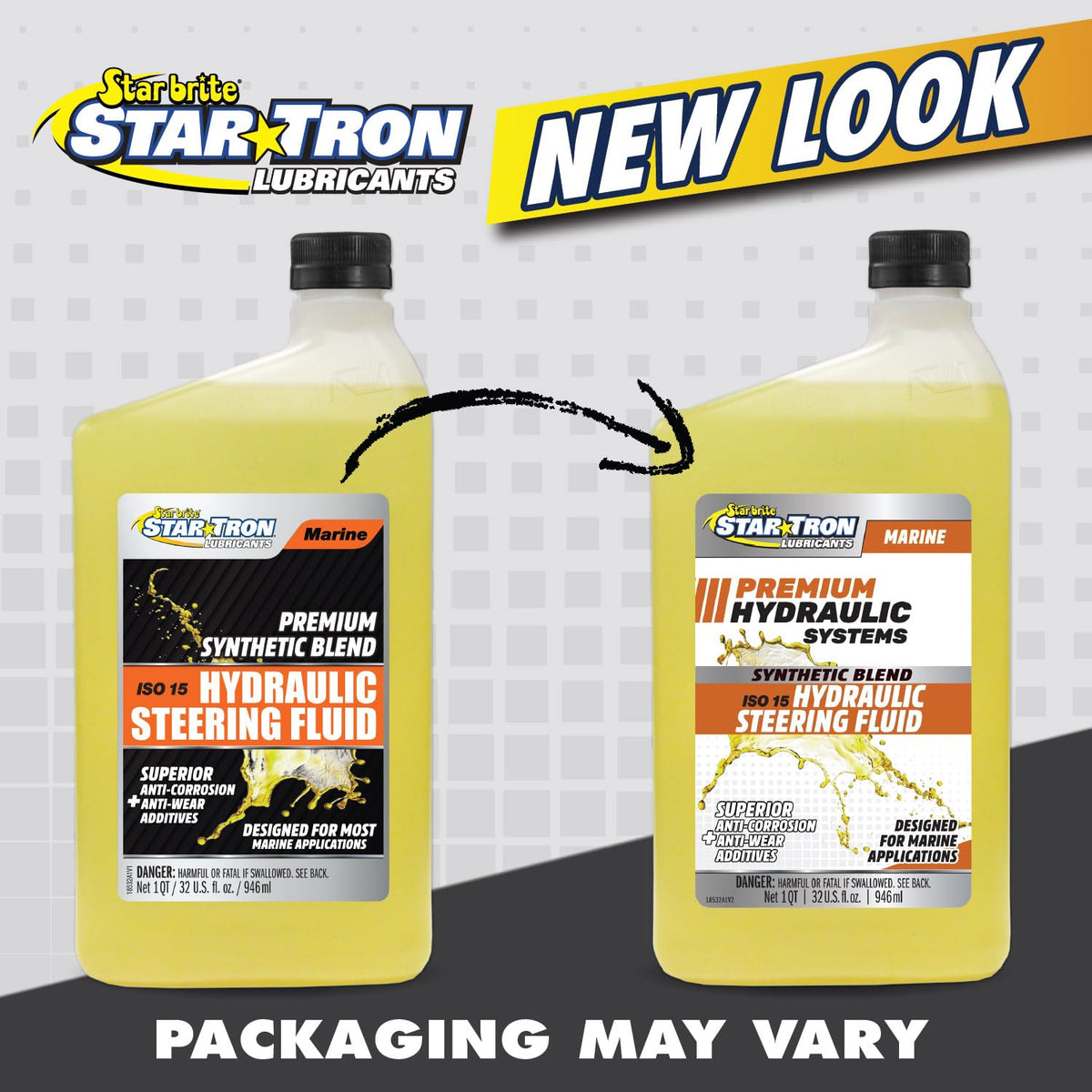 STAR BRITE 18532 STAR BRITE Hydraulic Steering Fluid, Synthetic Blend, ISO 15, Marine-Grade