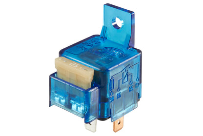 HELLA 003530041 HELLA 003530041 12V/25 Amp SPST Mini ISO Relay with 25 Amp Fuse and Bracket