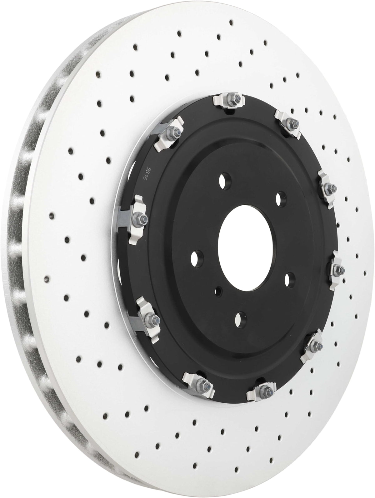 BREMBO 09B38613C02 Brembo 09.B386.13 Floating two piece UV Coated Pillar Vented drilled Front Brake Rotor NISSAN OE# 40206KB50A