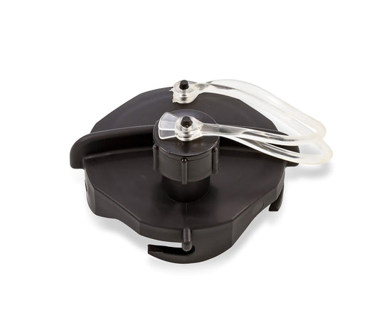 Camco 39463 Sewer Cap With Hose Connect, Black, 3/4"
