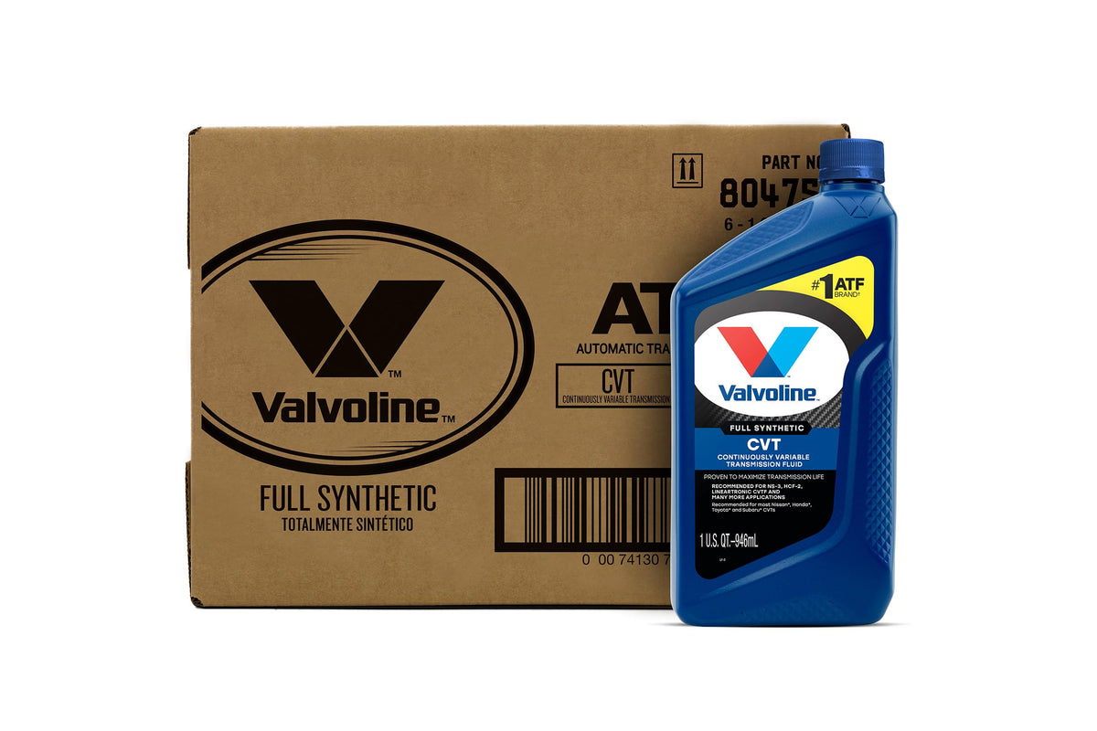 VALVOLINE 804751 Valvoline CVT Full Synthetic Continuously Variable Transmission Fluid 1 QT, Case of 6