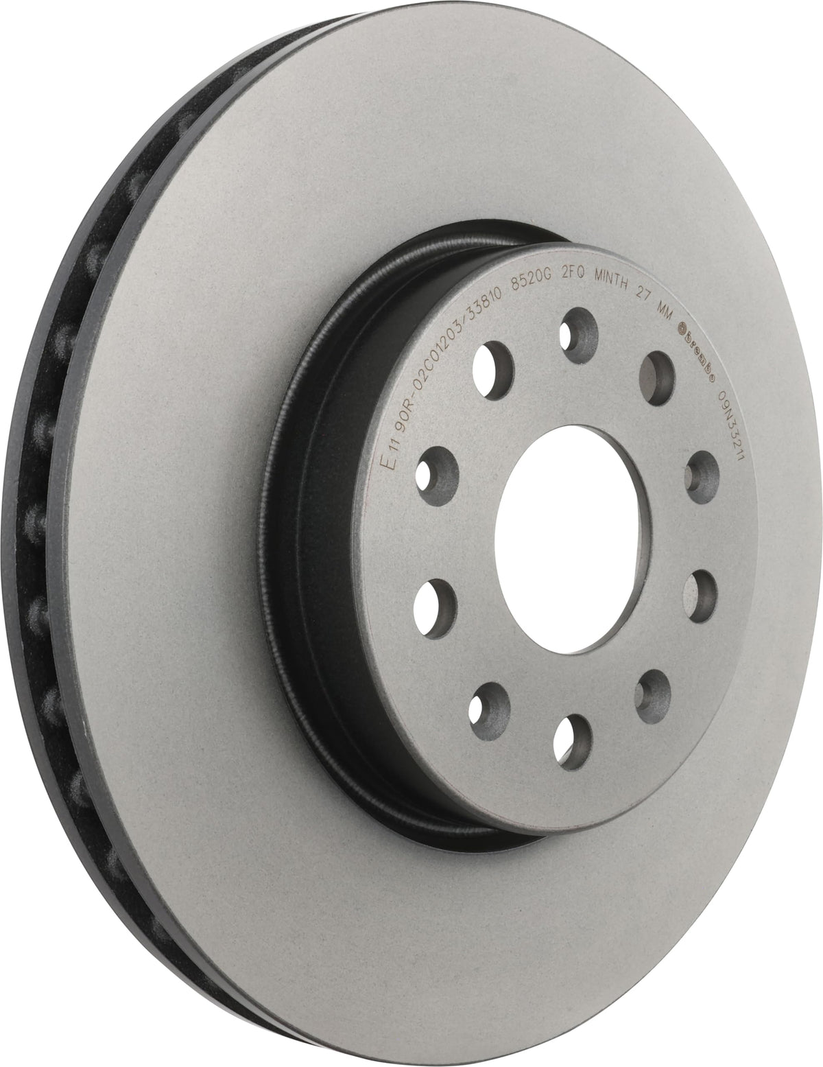 BREMBO 09N33211C02 Brembo 09.N332.11 UV Coated vented Front Brake Rotor CADILLAC (SGM) OE# 13592358