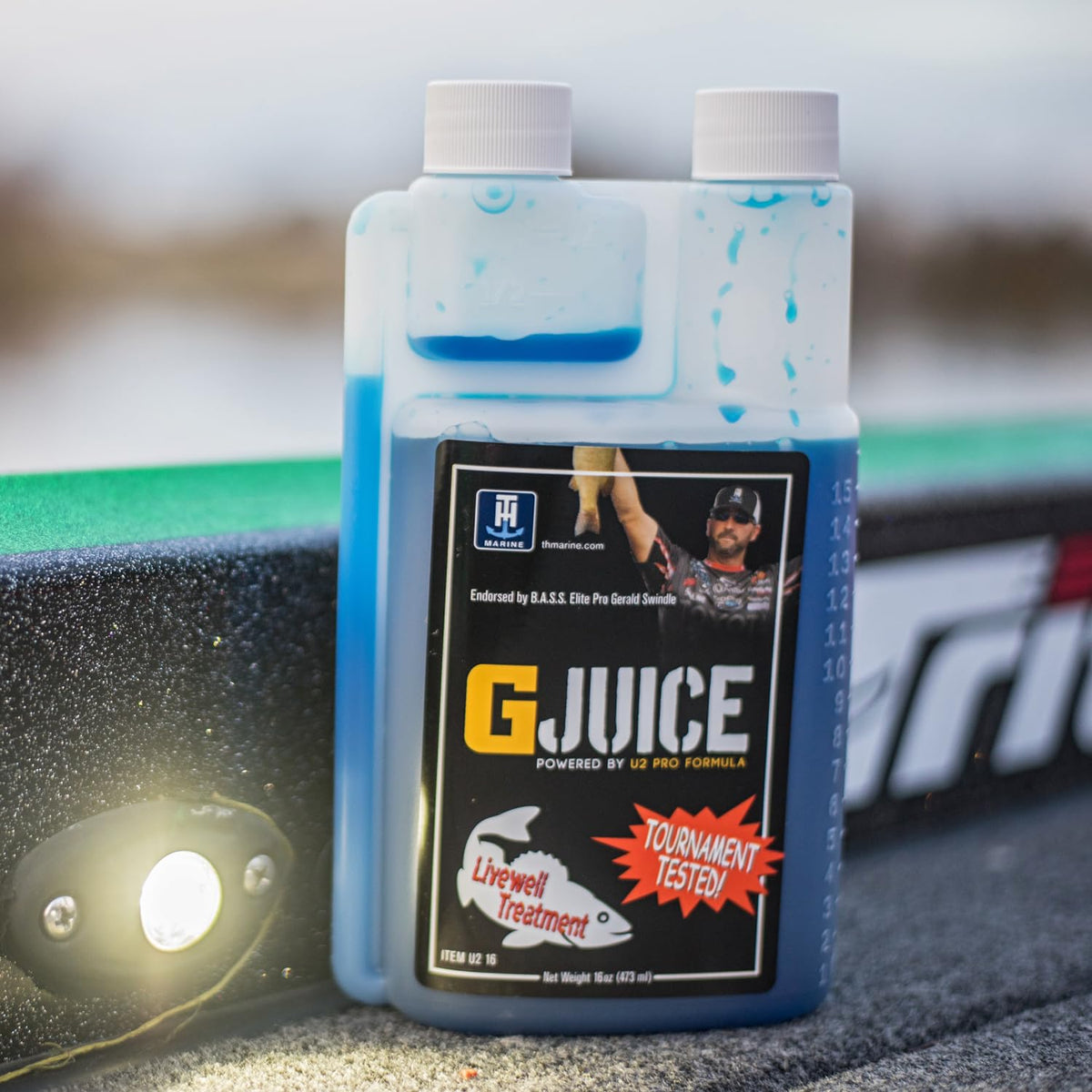 T-H MARINE U216-FW T-H Marine G-Juice Liquid Livewell Treatment - Freshwater Fish Water Conditioner, 16 oz. - Safe Ammonia Remover & Electrolyte Enhancer for Fish Health, Easy Application & Stress Reduction